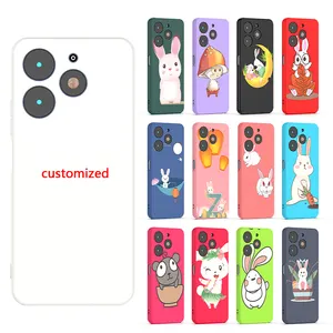 Luxury Custom DesignerBack Cover Package TPU Silicone case for Tecno Spark 10 Pro Pop 8 V Flip 5 Pro case coloured drawing