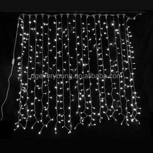 Color ventana cortina cadena luz Año Nuevo alta calidad 2025 gran oferta Cable de goma IP67 Led para decoración de Navidad con Flash - Product Image 5