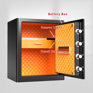 Coffre-fort FB en acier massif bijoux stockage coffre-fort hôtel serrure numérique empreinte digitale coffre-fort de luxe ignifuge coffre-fort pour l'argent - Product Image 6