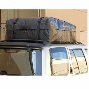 Échantillon gratuit Sac de chargement de toit imperméable pour transport aérien, compatible avec toutes les voitures dotées de rails latéraux, de barres transversales ou sans galerie, comprend un support robuste - Product Image 5