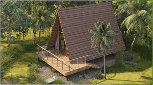Serre Vietnamienne avec Garantie de 3 Ans N3 Bungalow 20m² Design Moderne Porte Vitrée Avant 40HC Préfabriquée Industrielle - Product Image 6