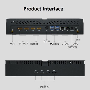 มินิพีซีเกมมิ่ง เจนเนอเรชั่น 14 I9 14900F I7-14700F 13700F RTX 4070 12G 4060 8G  NVMe 2xDDR5 คอมพิวเตอร์สำหรับเล่นเกมและทำงาน  WiFi6 MV300 Ga - Product Image 2