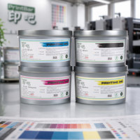 Encre offset UV à faible odeur, écologique, haute brillance, pour l'impression offset commerciale