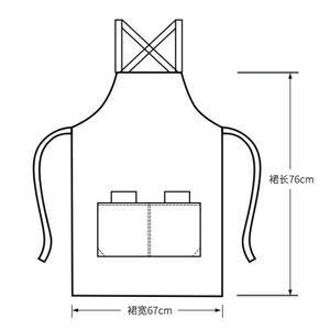 Delantal Resistente a las Manchas, Delantal de Cocina Impermeable para Hombres y Mujeres, Ideal para <span class=keywords><strong>Chef</strong></span>, Cafetería, Barbacoa, Cocina - Product Image 5