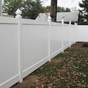 Pannelli di recinzione in vinile bianco per esterni di vendita calda pannelli in vinile per terreni agricoli impermeabili in Pvc recinzioni Privacy