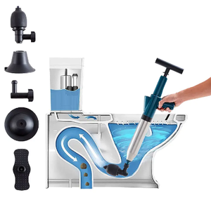 Émbolo de inodoro de dragado de alcantarillado de alta presión para baño, fregadero de cocina, obstrucción de verduras - Product Image 1