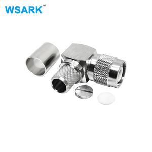 Conector coaxial WSARK <span class=keywords><strong>Ebow</strong></span> TNC macho de ángulo recto para cable LMR400 - Product Image 2