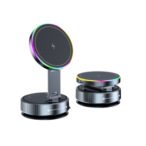 Chargeur rapide sans fil 15W <span class=keywords><strong>Support</strong></span> de <span class=keywords><strong>téléphone</strong></span> pour voiture <span class=keywords><strong>Support</strong></span> magnétique d'aspiration sous vide en alliage pour toutes les marques MercedesBenz <span class=keywords><strong>BMW</strong></span> et autres - Product Image 1