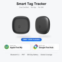 Traceur intelligent compatible Apple Find My et Google Find Hub, double certification, IP67, autonomie 365 jours, sans application, sans carte SIM, pour clés, animaux de compagnie, bagages