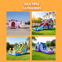 Tobogán Inflable Seco con Temática Pirata, con Pared de Escalada y Rociador de Agua, para Diversión en el Patio Trasero y Uso Comercial