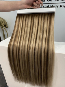 ผมเรมี่เนื้อเนียนหรูหรา แบบมองไม่เห็นรอยต่อ สำหรับต่อผมแบบ Genius Weft สำหรับใช้ในร้านเสริมสวยมืออาชีพ ผมดูหนาขึ้นและสวยงามยิ่งขึ้น - Product Image 6