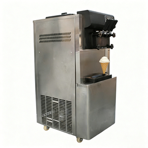 Máquina compacta de helado suave de tres sabores para cafetería, tienda, oficina, despensa, instalación rápida, fácil mantenimiento - Product Image 3