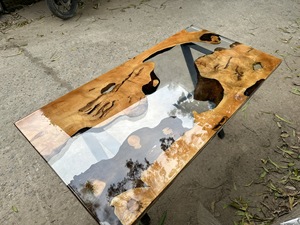 โต๊ะอาหารเรซิ่นอีพ็อกซี่สั่งทำพิเศษสุดหรู งานแฮนด์เมด ขายส่งเดือนมีนาคม สั่งซื้อเลย สินค้ามาใหม่ปี 2026 - Product Image 6