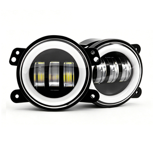 Faro LED JHS Angel Eyes da 4 Pollici, Luce Fendinebbia Fuoristrada 12-24V, Lampada di Guida LED per Jeep Wrangler, Auto e Camion - Product Image 3