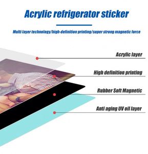 Imán de Refrigerador de Diseño Personalizado de Alta Calidad, Diseños de Estilos Variados, Estilo Exquisito y Lindo, Imán Adhesivo con Corte Personalizado, Diseño de Logotipo - Product Image 5