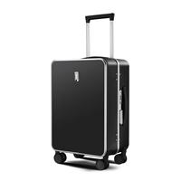 Haute qualité unisexe multifonctionnel Spinner valise en aluminium Trolley Case fermeture éclair ouverture TSA serrure ABS roulette étudiants voyage