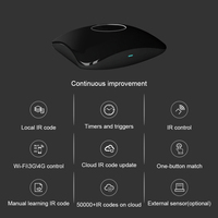 Télécommande universelle sans fil BroadLink RM4 Pro IR RF Wi-Fi via smartphone intelligent, compatible avec Alexa et Google Home