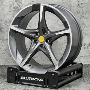 ล้อแม็ก Bku 5x114.3 สำหรับ <span class=keywords><strong>Ferrari</strong></span> SF90 Spider <span class=keywords><strong>F8</strong></span> Tributo 488 296 GTB 812 <span class=keywords><strong>Competizione</strong></span> 12 สูบ SP3 ขนาด 20 21 นิ้ว ล้ออัลลอยสั่งทำพิเศษ - Product Image 4