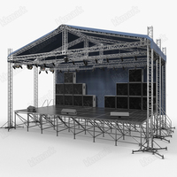 Kkmark-Estructura de escenario para eventos al aire libre, sistema de techo de armazón de aluminio para conciertos de música