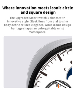 Nuevo Reloj Inteligente con Diseño <span class=keywords><strong>de</strong></span> Moda, IA, W8 HD, Correa <span class=keywords><strong>de</strong></span> Silicona, Resistente al Agua, Pantalla IPS, Monitor <span class=keywords><strong>de</strong></span> Actividad Física, Monitor <span class=keywords><strong>de</strong></span> Sueño, Llamadas por Bluetooth, Cargador Inalámbrico - Product Image 5