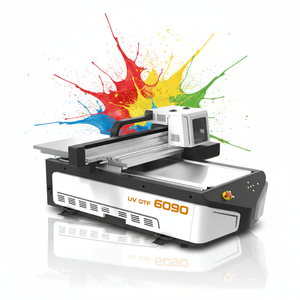 Imprimante UV à plat hybride de bureau haute vitesse avec têtes UV I3200 I1600 Xp600 |   Versions 600*900mm |   <span class=keywords><strong>Encre</strong></span> UV DTF format A1 - Product Image 1