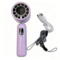 Nouveau ventilateur turbo 100 vitesses, mini ventilateur portable pliable 90° avec affichage numérique, moteur sans balais, haute vitesse, logo OEM, pour voiture