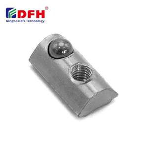 Galvanizado 5 Slot Frame Threaded Expansão Slotted Insert 2020 Perfil T Nuts e Parafusos M4 - Product Image 1