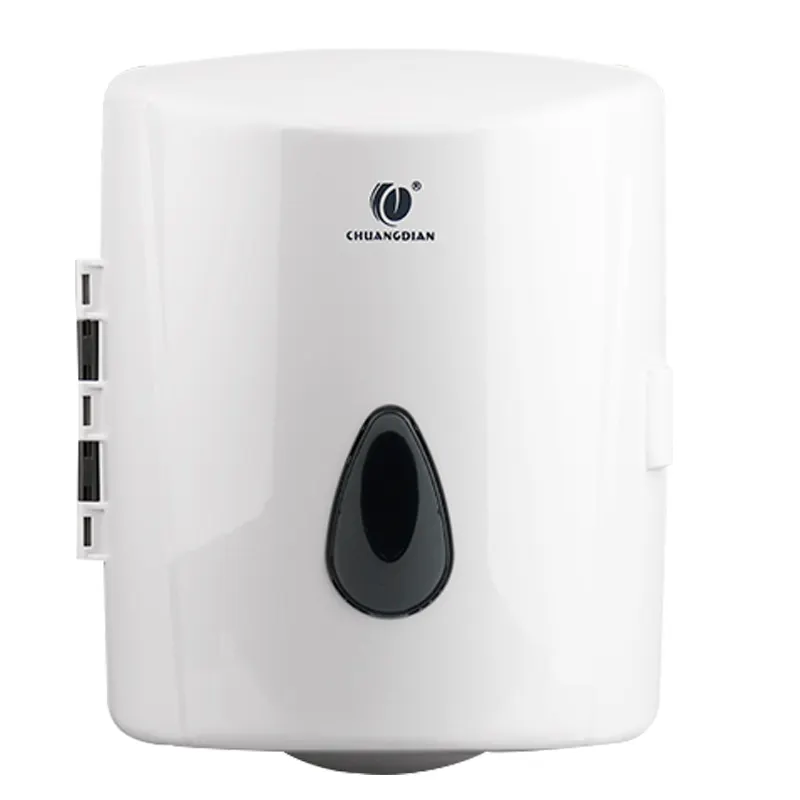 Chuangdian dispenser handuk kertas gulungan jumbo tarik tengah bahan ABS dispenser kertas toilet kapasitas besar CD-8020