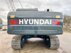 Excavadora sobre orugas Hyundai HX360L de 35 toneladas, fabricada en Corea del Sur con motor central y bomba, máquina de orugas Hyundai - Product Image 4