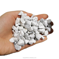 Pedras decorativas de cristal de pinha branca natural, venda no atacado de alta qualidade