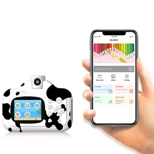 卸売子供ギフト1080pHdミニインスタントプリントカメラサーマルフォトペーパーデジタルキッズカメラ