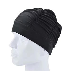 <span class=keywords><strong>Gorro</strong></span> de Natación de Tela PU Impermeable, 1 Pieza, <span class=keywords><strong>Gorro</strong></span> de Natación Deportivo Elástico para Hombres, Mujeres, Adultos, Cabello Largo, Talla Única, Material de Silicona - Product Image 3