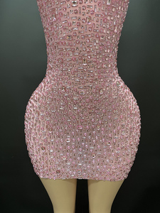 Novance Y2507-UG Prodotti Più Venduti 2024 Abiti da Club <span class=keywords><strong>Sexy</strong></span> <span class=keywords><strong>Abbigliamento</strong></span> Femminile di Lusso con Glitter e Diamanti - Product Image 3