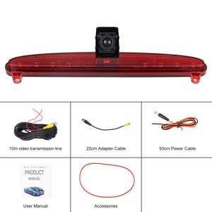 Podofo High-mounted Brake Light for IVECO Daily 2015 2016 2017 Car Rear View Backup Reversing <b>Camera</b> IP67 Waterproof OEM/ODM - Product Image 5
