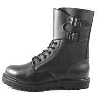 Bottes de Combat Rangers Françaises en Cuir Respirant, Bottes Tactiques d'Extérieur, Chaussures Militaires