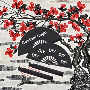 Abanicos de Mano de Plástico Grandes Personalizados al por Mayor con Logotipo Impreso, Abanicos de Mano para Fiestas - Product Image 3