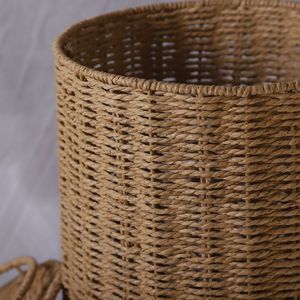 Panier <span class=keywords><strong>de</strong></span> rangement en osier fait main pour le tissage <span class=keywords><strong>de</strong></span> type poire <span class=keywords><strong>de</strong></span> <span class=keywords><strong>neige</strong></span> Panier à linge sale Panier <span class=keywords><strong>de</strong></span> rangement personnalisé pour hôtel folklorique Déco pour chambre d'enfant - Product Image 3