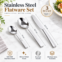 Ensemble de couverts en acier inoxydable de haute qualité, style simple et moderne, indispensable pour les repas quotidiens, passe au lave-vaisselle