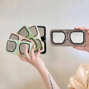Nouveau support de miroir de lunettes créatives couverture de téléphone portable étui de téléphone pour iPhone 15 14 Pro max étui de téléphone antichoc pour iPhone 16 - Product Image 6
