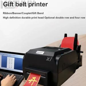 Ruban cadeau ceinture imprimante panier de fleurs banderole impression bannière Machine emballage ruban élégant imprimante - Product Image 5