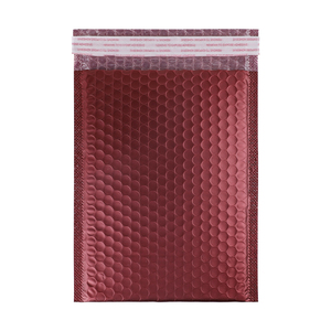 Thân thiện với môi tùy chỉnh rượu vang đỏ bong bóng bưu phẩm vận chuyển bao bì độn phong bì làm bằng bền Poly vật liệu kim loại polymailer - Product Image 5