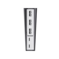 Station d'accueil multi-ports AOLION WGPS506 5-en-1, blanc, ABS, USB 3.0 2.0 Hub pour console PS5 Slim, accessoires de jeu