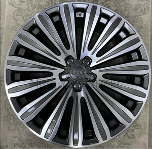 Mingyue 20 pouces flux formant noir Machine visage passager voiture roue <span class=keywords><strong>ABT</strong></span> adapté pour Audi <span class=keywords><strong>A8</strong></span> RS3 RS6 RS4 A4 A5 A6 A7 S4 S5 Allroad - Product Image 1