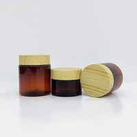 Pots cosmétiques pour maquillage et lotions, pots en plastique à large ouverture avec couvercles en aluminium, rechargeables, pour conteneur de 37 mm