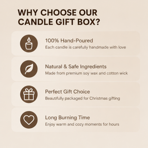 Wholesale Christmas Scented <b>Candle</b> Gift Set with Handmade Tree and Reindeer Design for Holiday Gift - Product Image 3