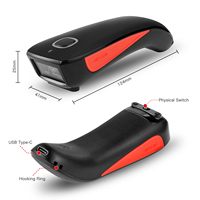 Lector de Códigos de Barras Inalámbrico Portátil Netum C990 Mini, Escaneo 1D/2D, Compatible con Múltiples Sistemas Operativos, Interfaz USB COM, Disponible en Stock