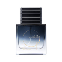 Parfum pour homme Life Men's Blue - Parfum boisé élégant et rafraîchissant au bois de santal, longue tenue, format voyage, idéal pour les trajets quotidiens