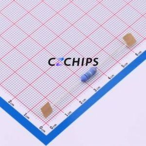 Resistencia de Orificio Pasante MOR01SJ075KA10, Componente de Orificio Pasante (THT), Película de Óxido Metálico de 3.5x9.5mm, 750mOhm, 5%, 1W - Product Image 1