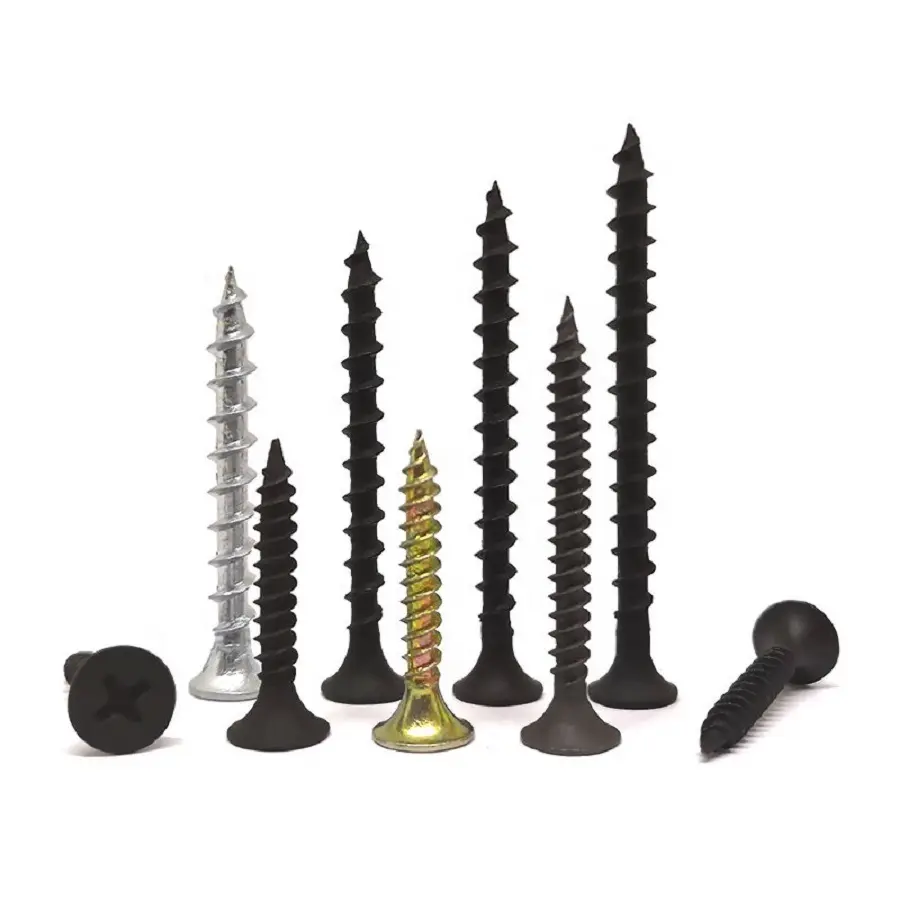 Taiwan quality twinfast Mexico phillips thread cheap fixed black gypsum drywall screw manufacturer Chipboard screw