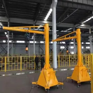 360 độ xây dựng nâng điện di động trụ cột gắn JIB Crane Swing ARM 1 tấn 2 tấn giá